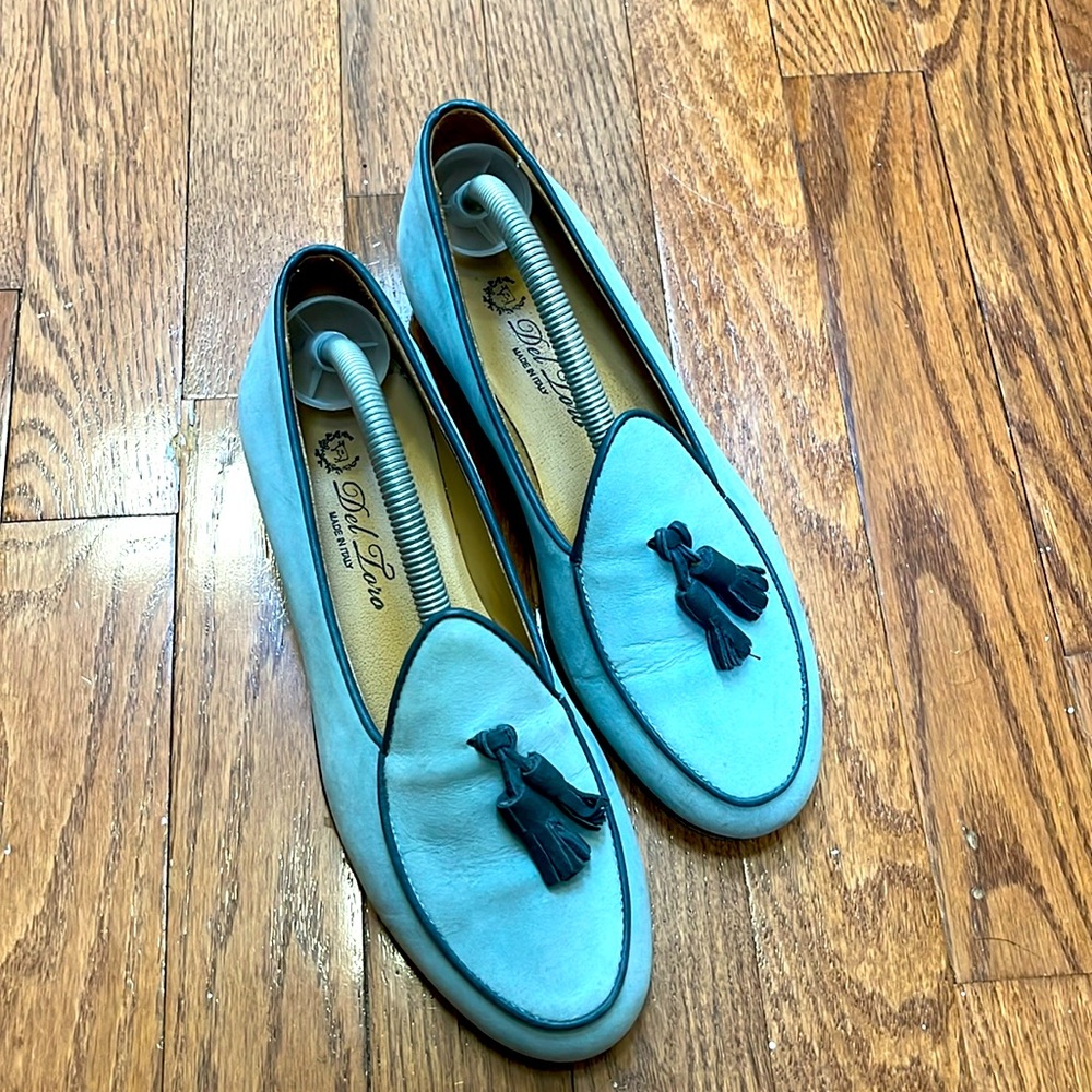 Very cute Del Toro loffers - light blue